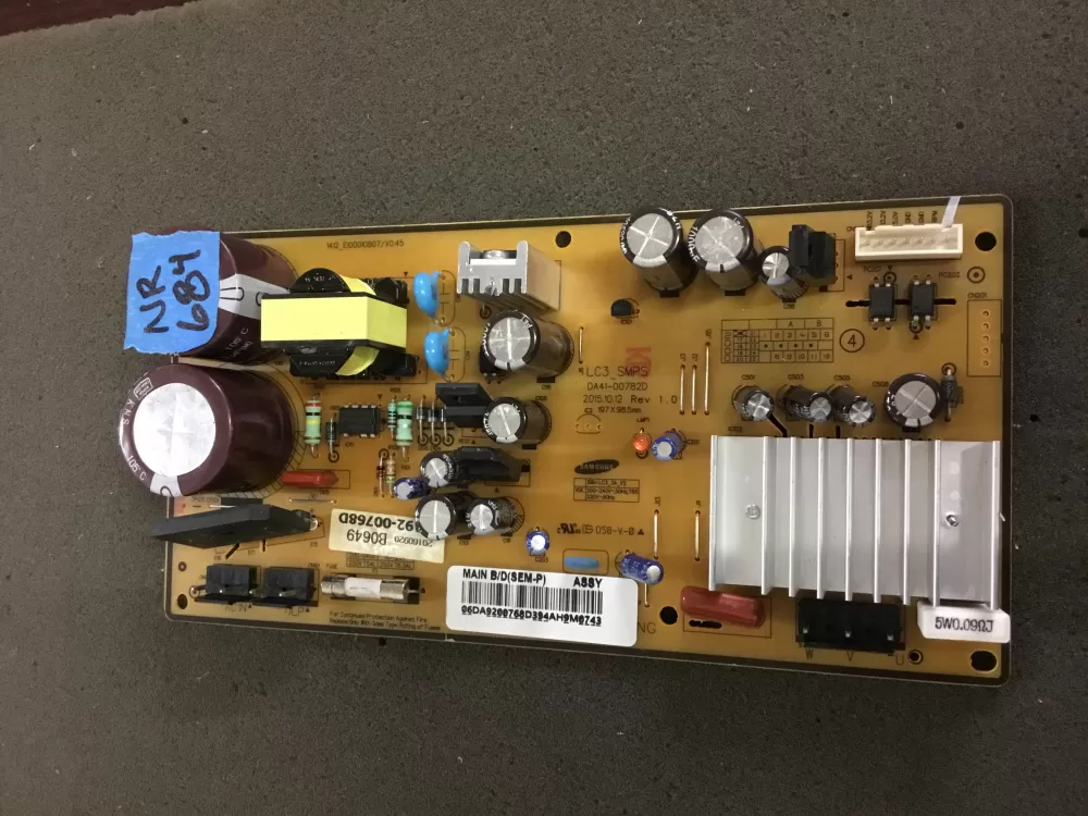 Samsung DA92 00768D Refrigerator Control Board Inverter AZ89564 | NR684