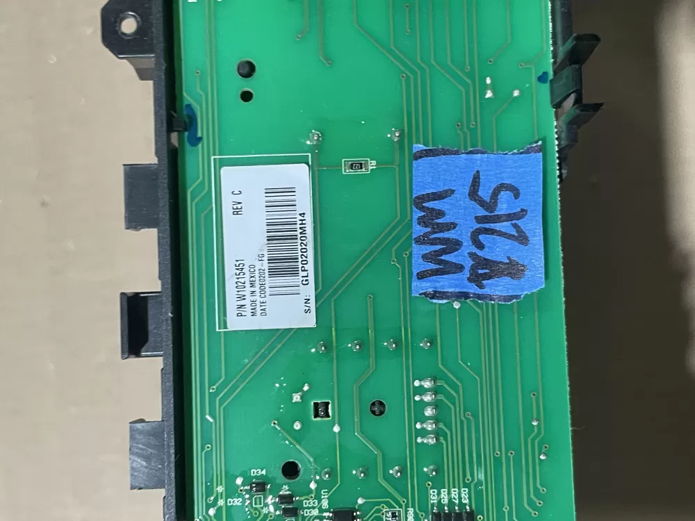 Maytag Whirlpool LG W10215800 W10215451 Washer Control Board AZ88418 | Wmv215