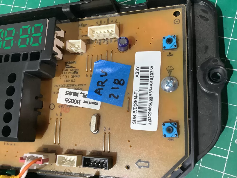 Samsung Washer Display Board Assembly DC94-06665A AZ199571 | ARV218