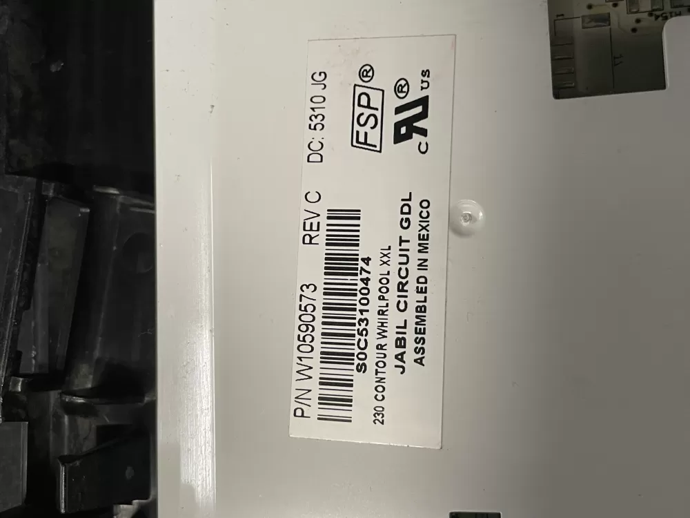 Whirlpool W10502236 Refrigerator Dispenser Control Board AZ7057 | 1655WM