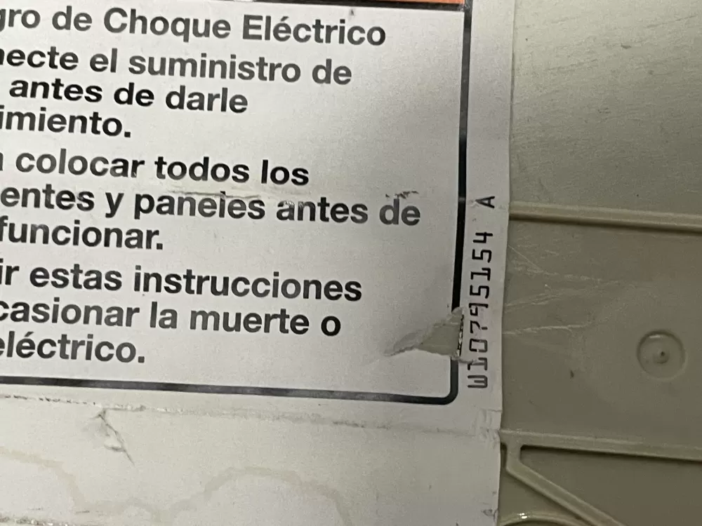 Kenmore W10795154 Washer Control Board AZ13253 | V252