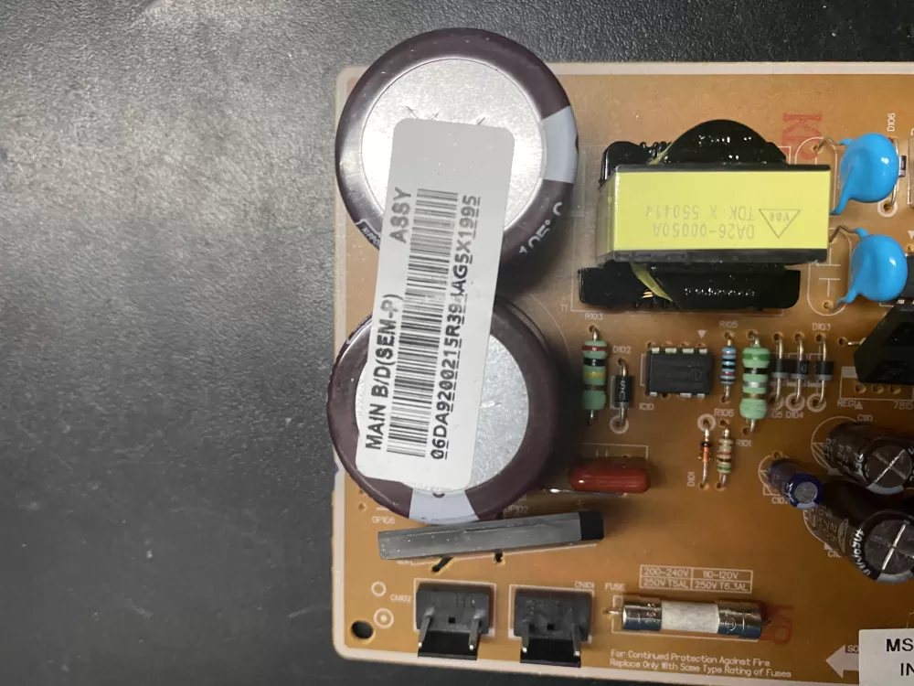 Samsung DA92-00215R Refrigerator Inverter Control Board AZ23154 | BK662