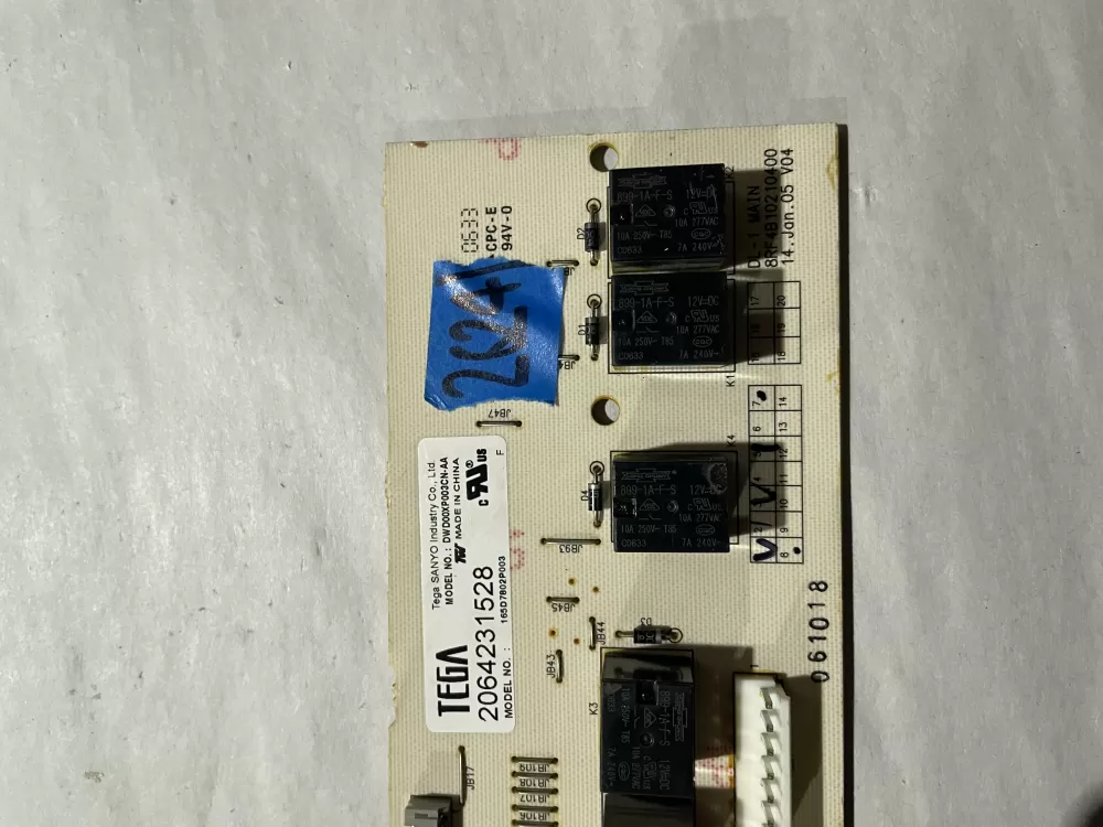 GE Power Dishwasher Control Board 165D7802P003 WD21X10247 AZ202062 | KM2624
