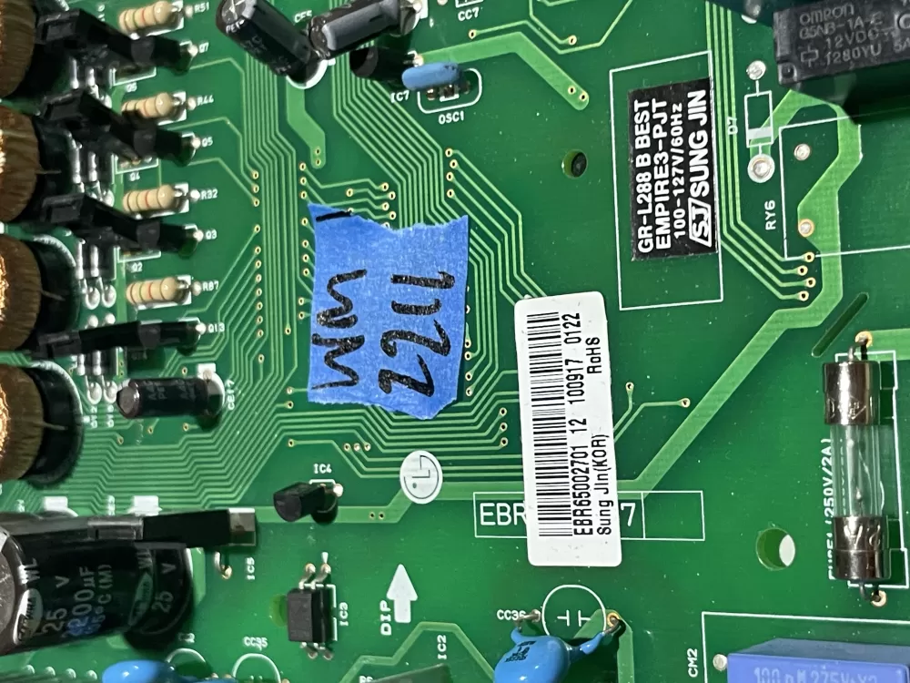 LG Kenmore EBR65002701 EBR65002707 Refrigerator Control Board AZ141511 | Wm2211