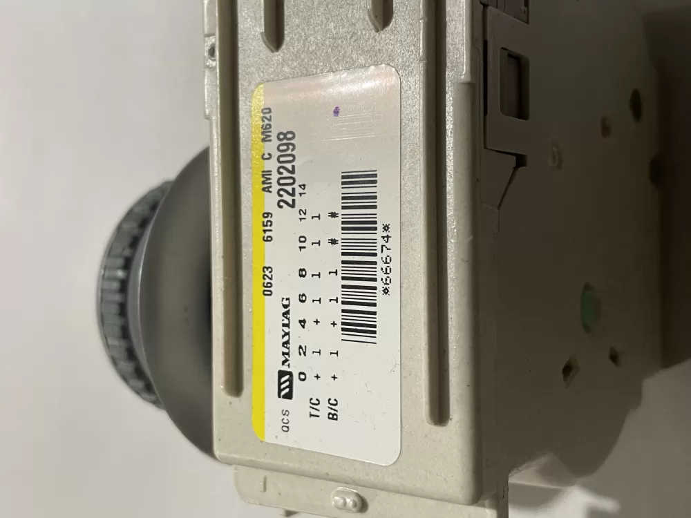Maytag 2202098 21002232 Washer Timer Control AZ190788 | Wm1422