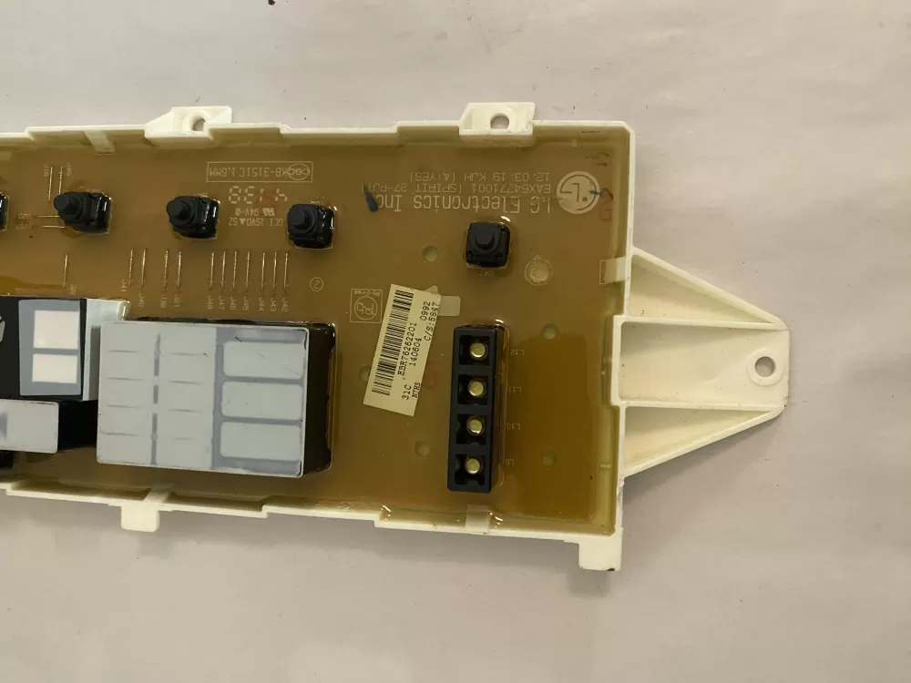 LG EBR76262201 EBR75446006 Washer Control Board AZ111541 | BK789