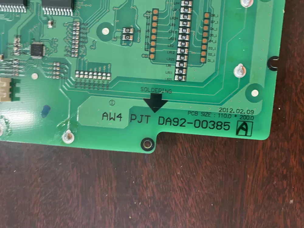 Samsung DA92-00385 DA92-00385A Refrigerator Control Board AZ35488 | BK97