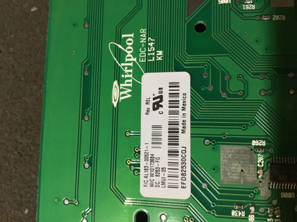 Whirlpool Washer Control Board Part # W10173684 W10173700 AZ99727 | NR111