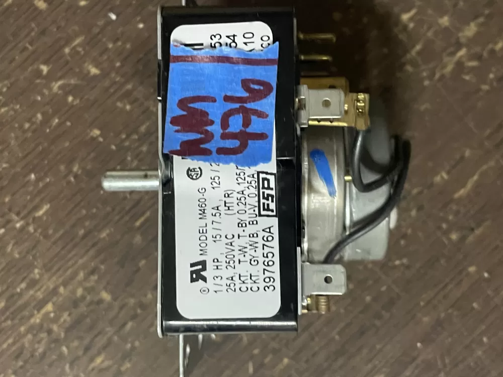 Kenmore 3406702A WP3976576 3406015 3406702 3976576 Dryer Timer AZ39118 | Wm476