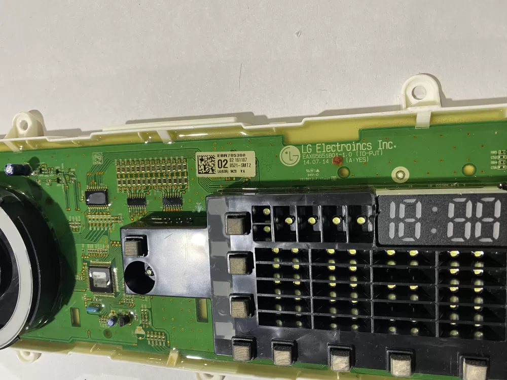 LG EBR78538802 Washer Display Control Board UI AZ149775 | BKV769