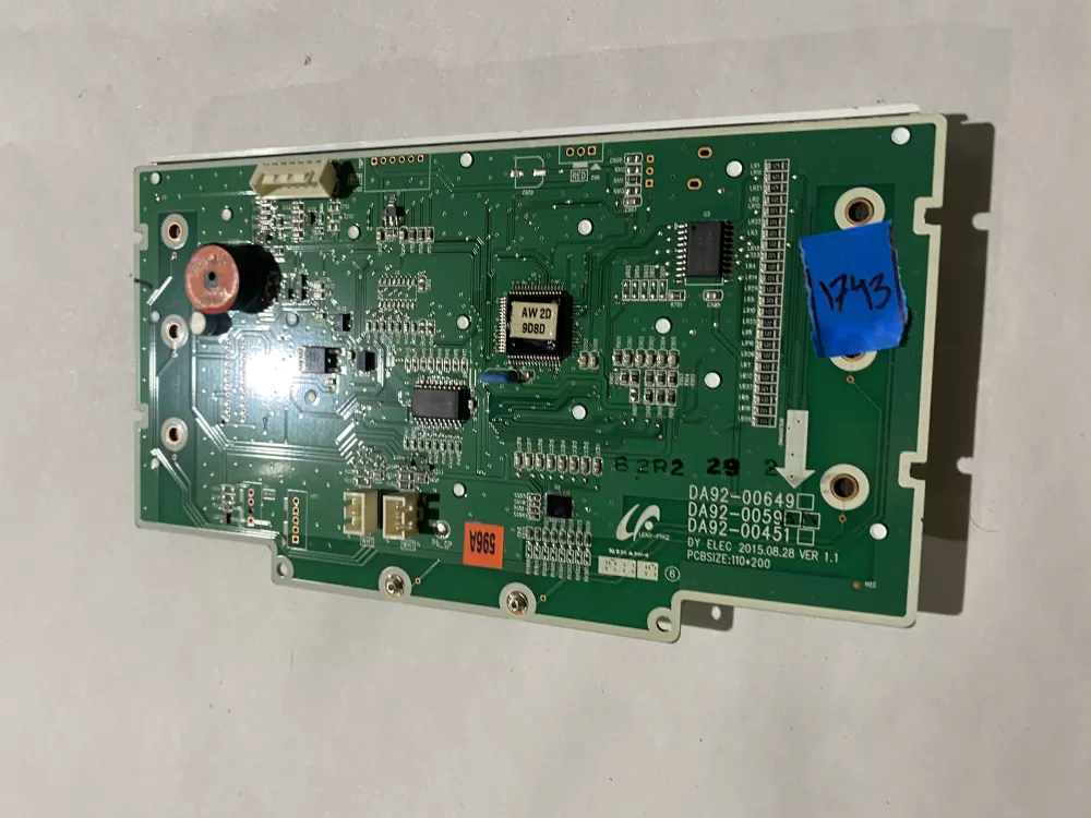 Samsung DA92 00593A DA94 02679A Refrigerator Control Board AZ195806 | BK1743