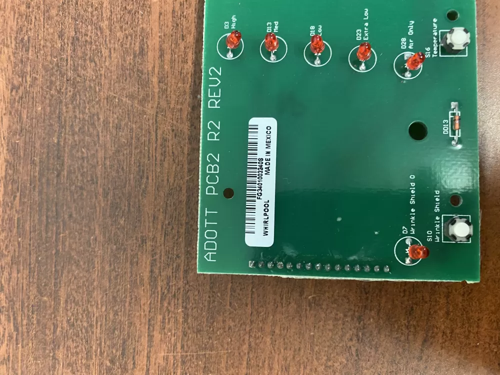 Whirlpool 8519269 Dryer Control Board AZ49029 | BK1798