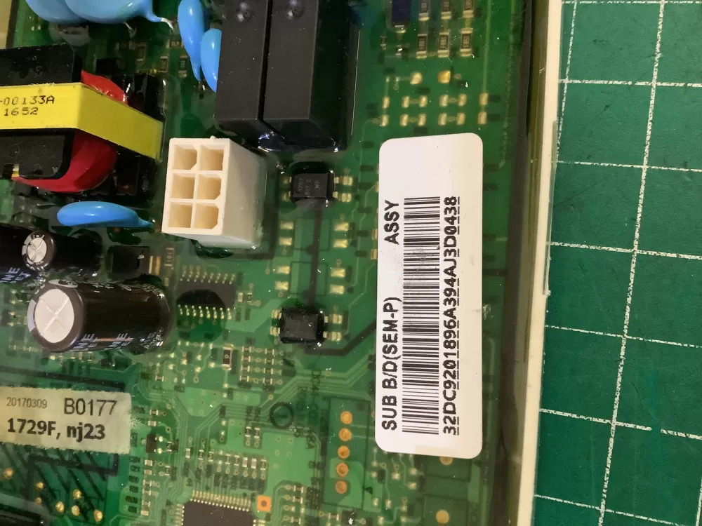 Samsung DC92 01729F 01896A PS11771597 Dryer Control Board AZ189929 | NR2112