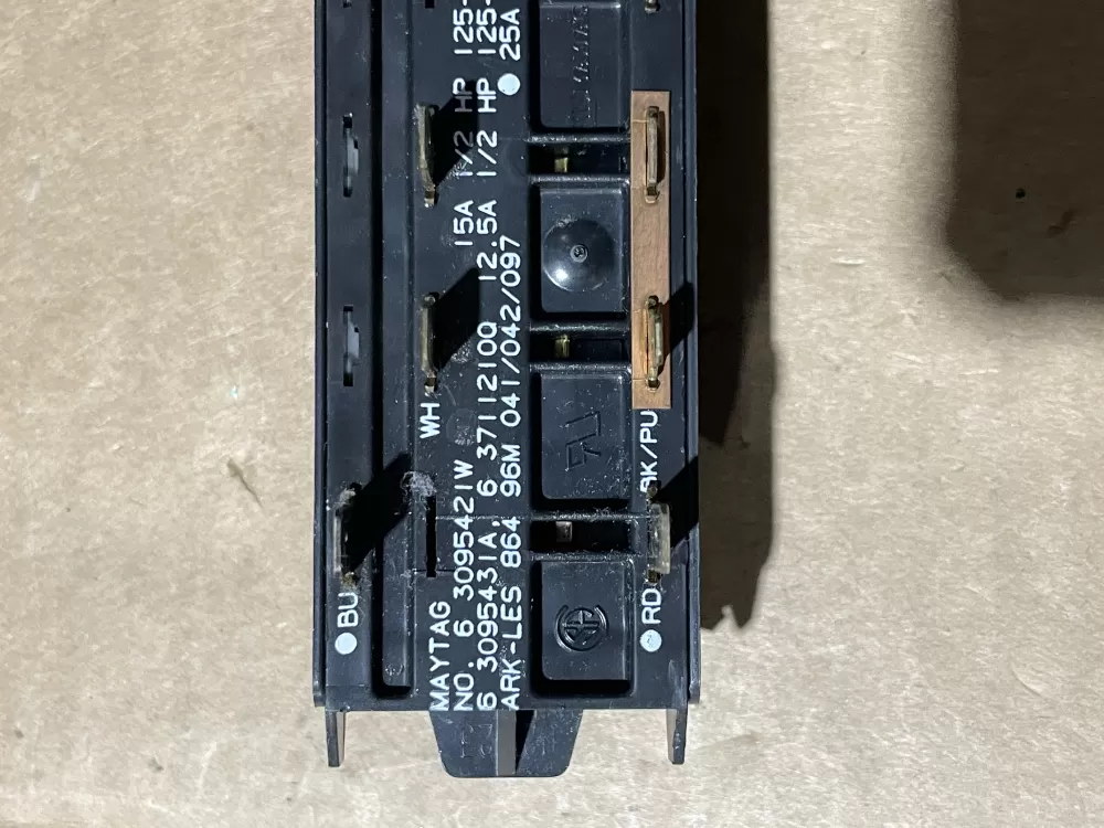 Maytag 6 3095421W Dryer Switch AZ87043 | Wm725