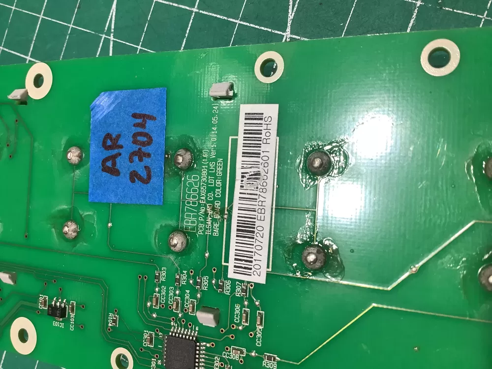 LG Kenmore EBR78662601 Refrigerator Dispenser Control Board AZ183443 | AR2704