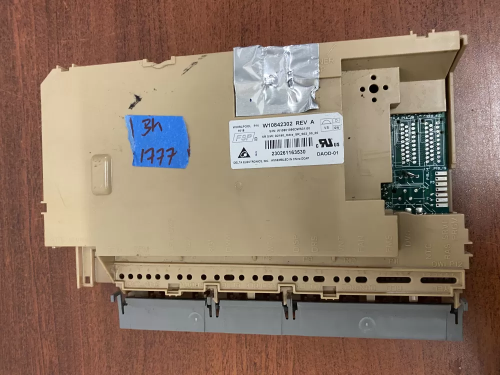 Kenmore W10744290 W10745408 W10842302 Dishwasher Control Board AZ46256 | BK1777