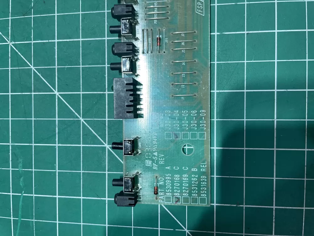 KitchenAid 8270168 8270168R Dishwasher Control Board Interface AZ153230 | KM1364