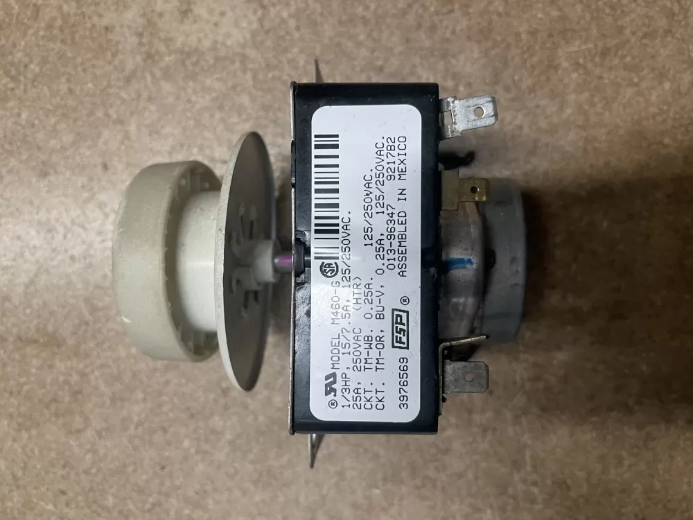 Whirlpool  Kenmore  Roper  Estate AP6009020 3393934 3976569 WP3976569 PS11742162 Dryer Timer