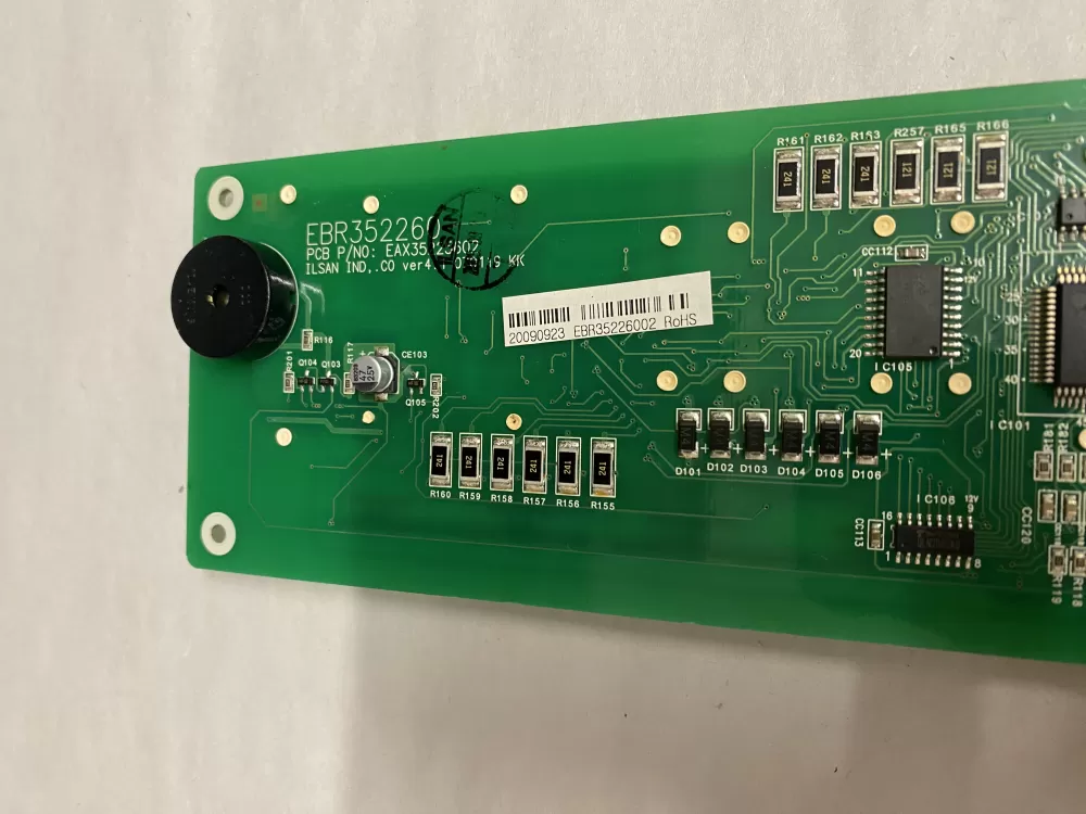 LG EBR35226002 Refrigerator Dispenser Display Control Board AZ207003 | BK2214