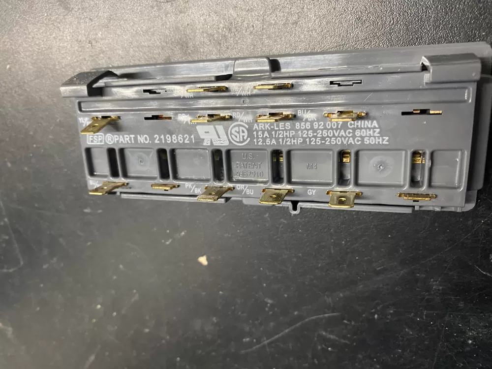 Whirlpool Maytag 2198621 Refrigerator Control Board Dispenser AZ9495 | BK897