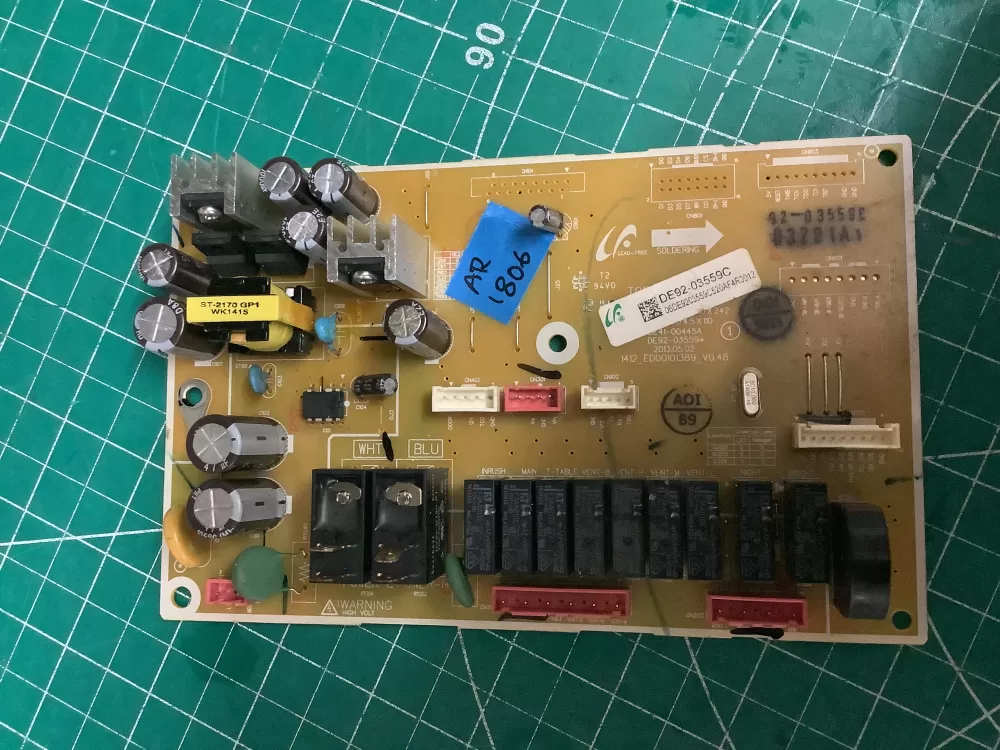 Samsung DE92 03559C Microwave Control Board AZ201100 | AR1806
