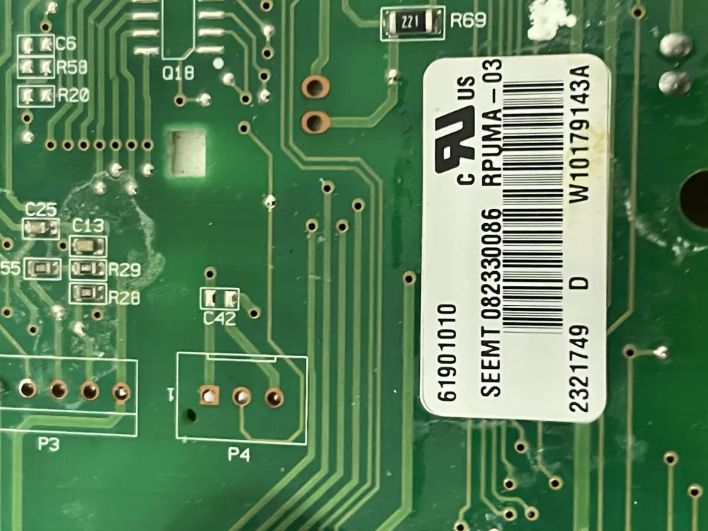 Whirlpool W10179143 2321751 Refrigerator Display Control Board AZ52336 | Wm1898