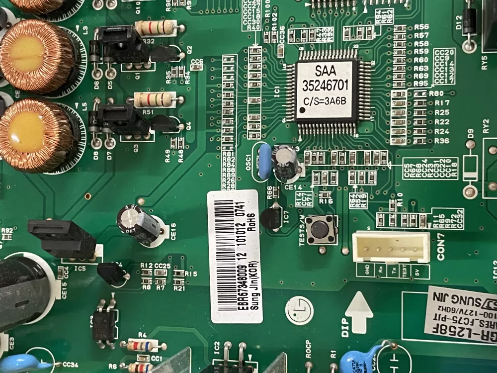 LG EBR67348009 Refrigerator Control Board AZ68865 | KM1304
