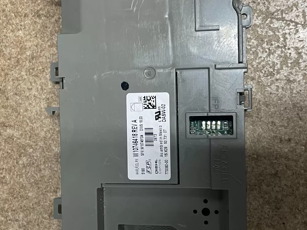 Whirlpool Kenmore W10746418 W10782663 Dishwasher Control Board AZ21365 | KM1534