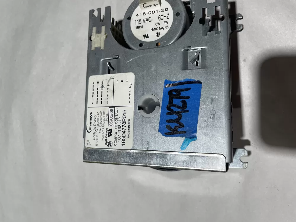 GE 165D4778P015 Kenmore Whirlpool Dishwasher Timer AZ124308 | KM279