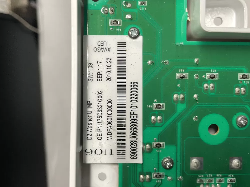 GE 175D6321G002 WDFA0501000000 WH12X10485 Washer Control AZ227171 | Wmv599