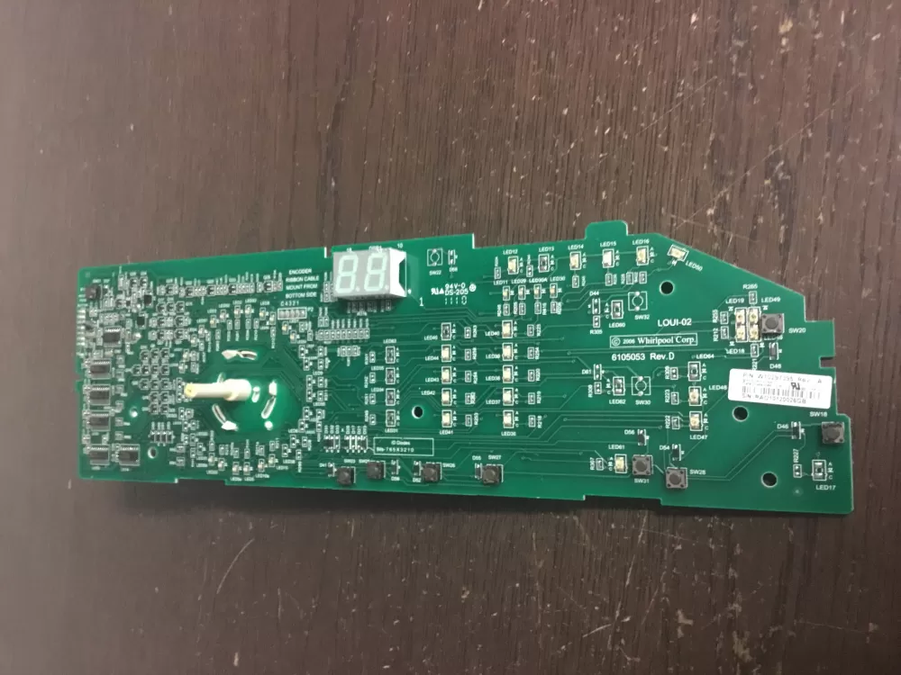 Whirlpool W10399100 W10296457 Washer Control Board AZ25408 | NR278