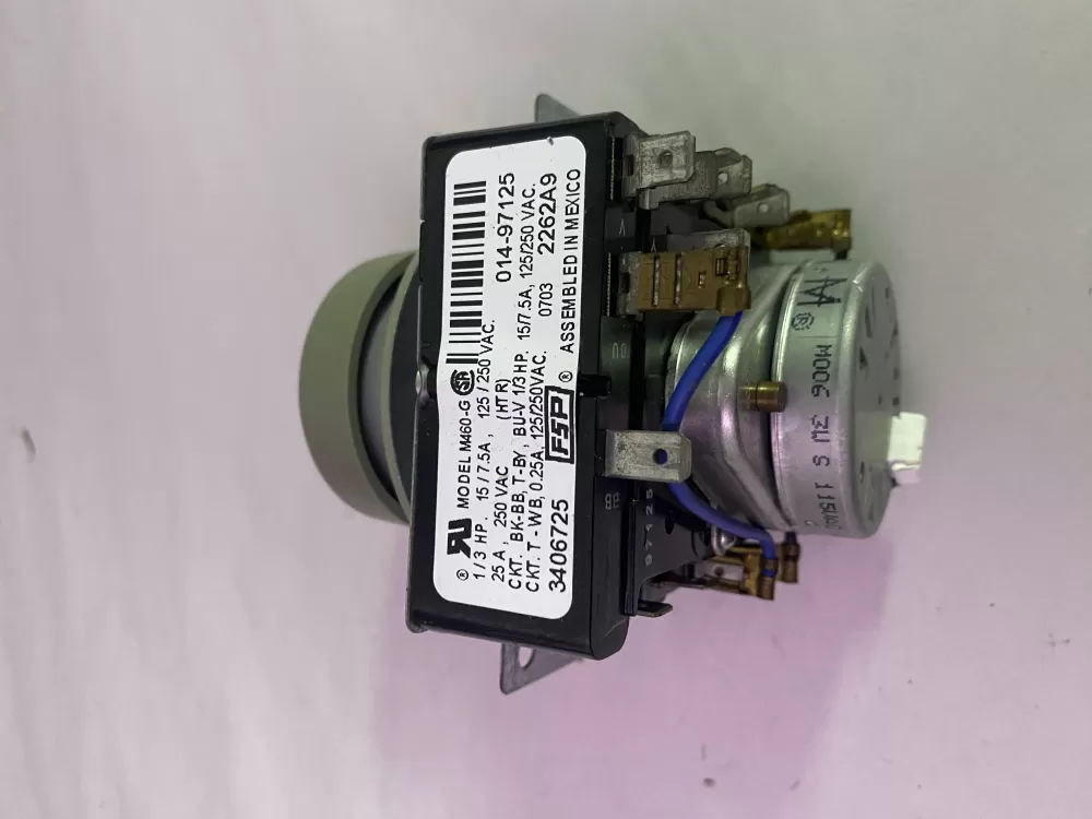 Whirlpool  Maytag  Amana AP6008573 3406725 WP3406725 PS11741713 Dryer Timer