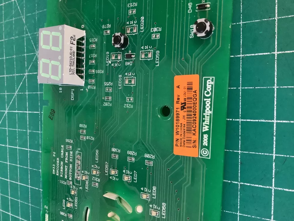 Kenmore W10189971 WPW10189971 PS11749897 Washer Control Board AZ226767 | NR340