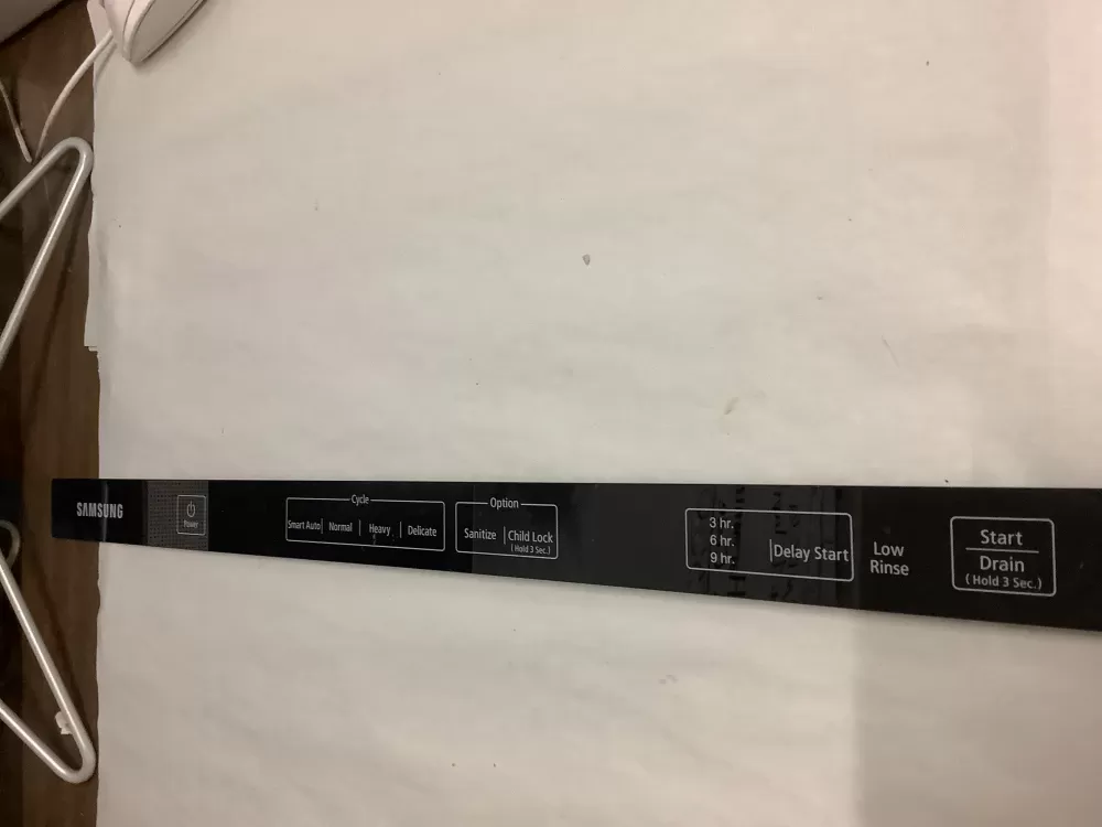 Samsung DD92-00037B Dishwasher User Interface AZ212456 | ZCV942