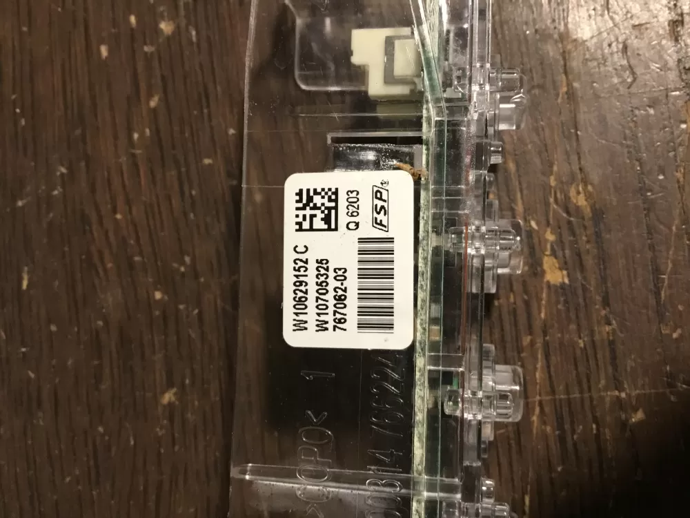 Whirlpool W10917737 W10629152 Dishwasher UI Control Board AZ38801 | NR1465