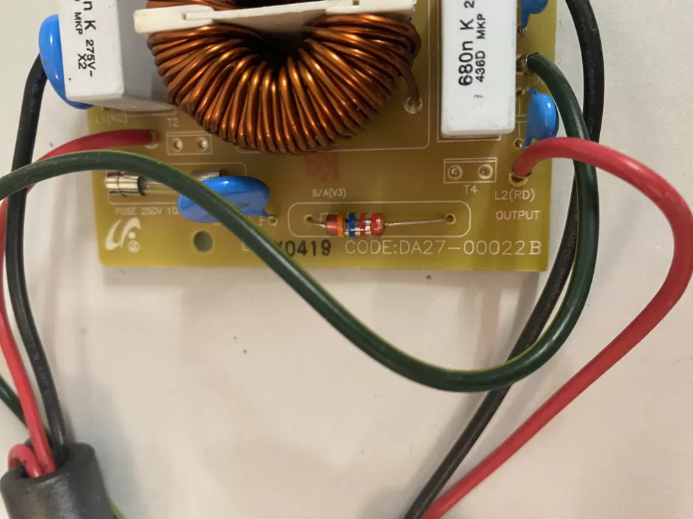 Samsung 00043D 00022B Refrigerator Control Board Noise Filter AZ199369 | BK2785