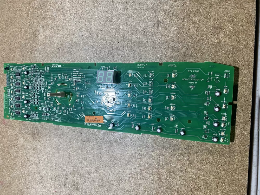 Kenmore WP8564374  AP6013322  8564374  4438595  8564374R  PS11746548 Washer Control Board