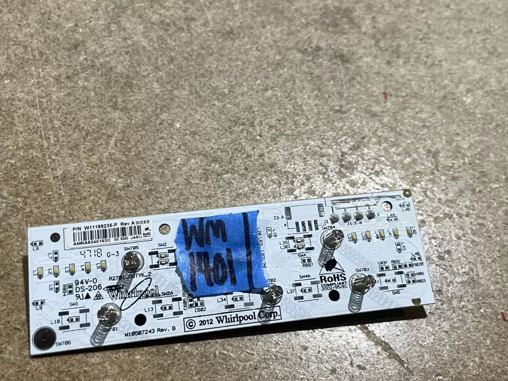 Whirlpool W11169235 Refrigerator Control Board whirlpool AZ66953 | Wm1401