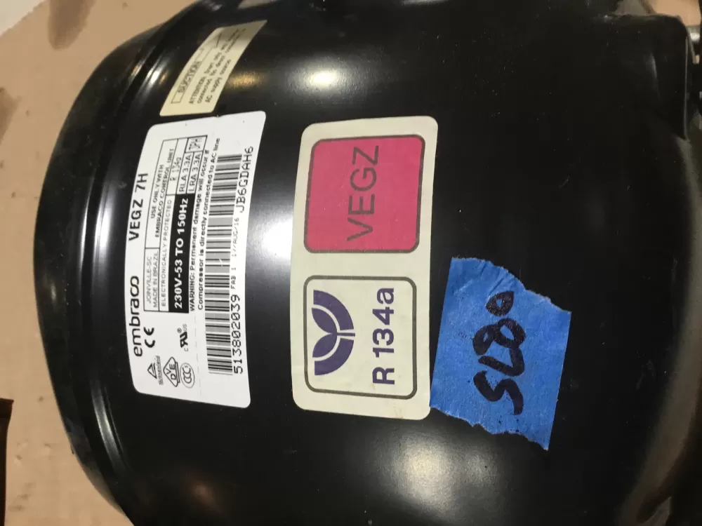 Embraco 513802039 Refrigerator Compressor AZ97386 | Sl80