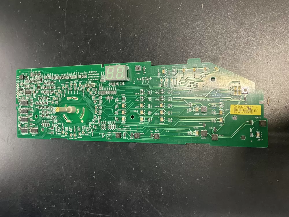Whirlpool W10297396 WPW10297396 PS11752323 W10297396 A Washer Control Board