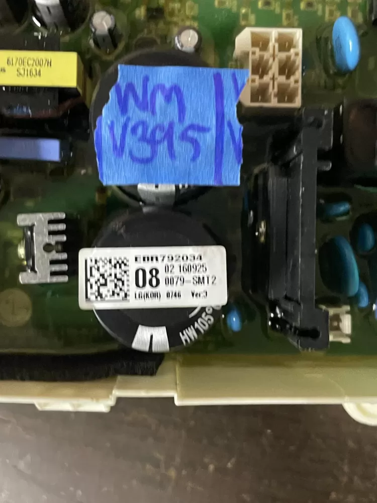 LG AP6235828 EBR79203408 PS12080587 Washer Control Board AZ44229 | WMV388