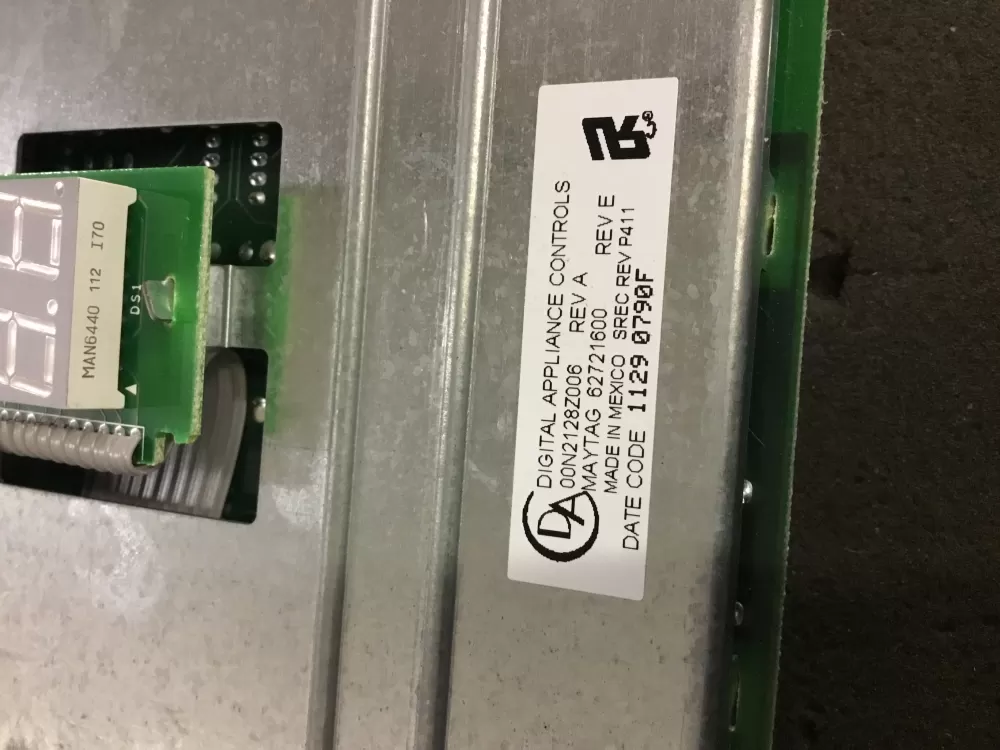 Maytag Whirlpool 00N2128Z006 62721600 Washer Control Board AZ91562 | NRV434