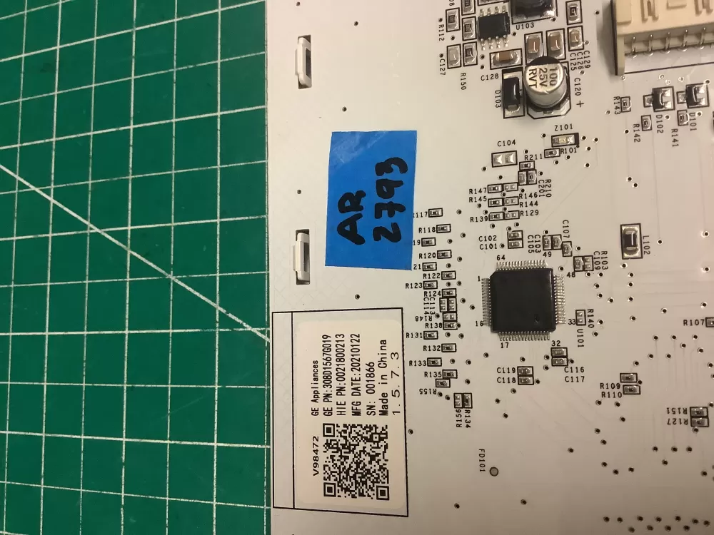 GE 308D1567G004 WH22X34919 Washer Control Board Panel AZ200167 | AR2793