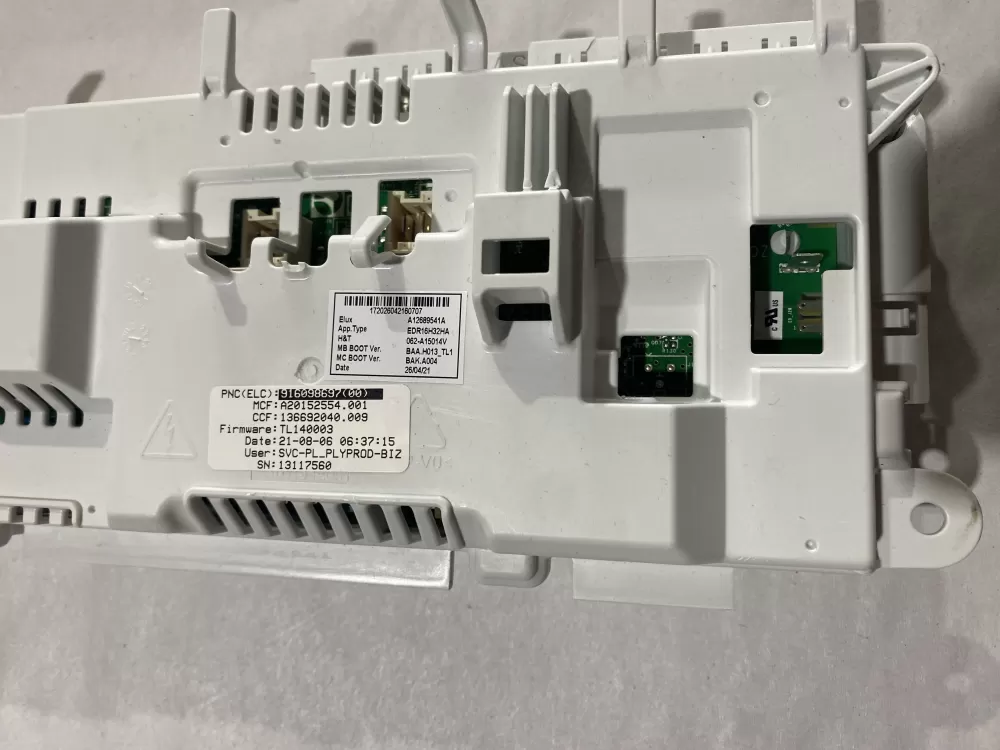 Electrolux 5304525856 916098697 A12689541A Dryer Control Board AZ120865 | BKV687