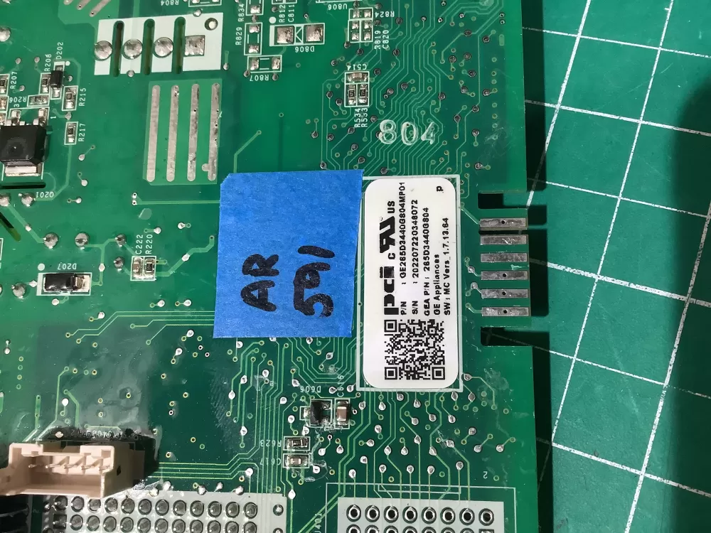 GE 265D3440G804 Dishwasher Control Board AZ194155 | AR591