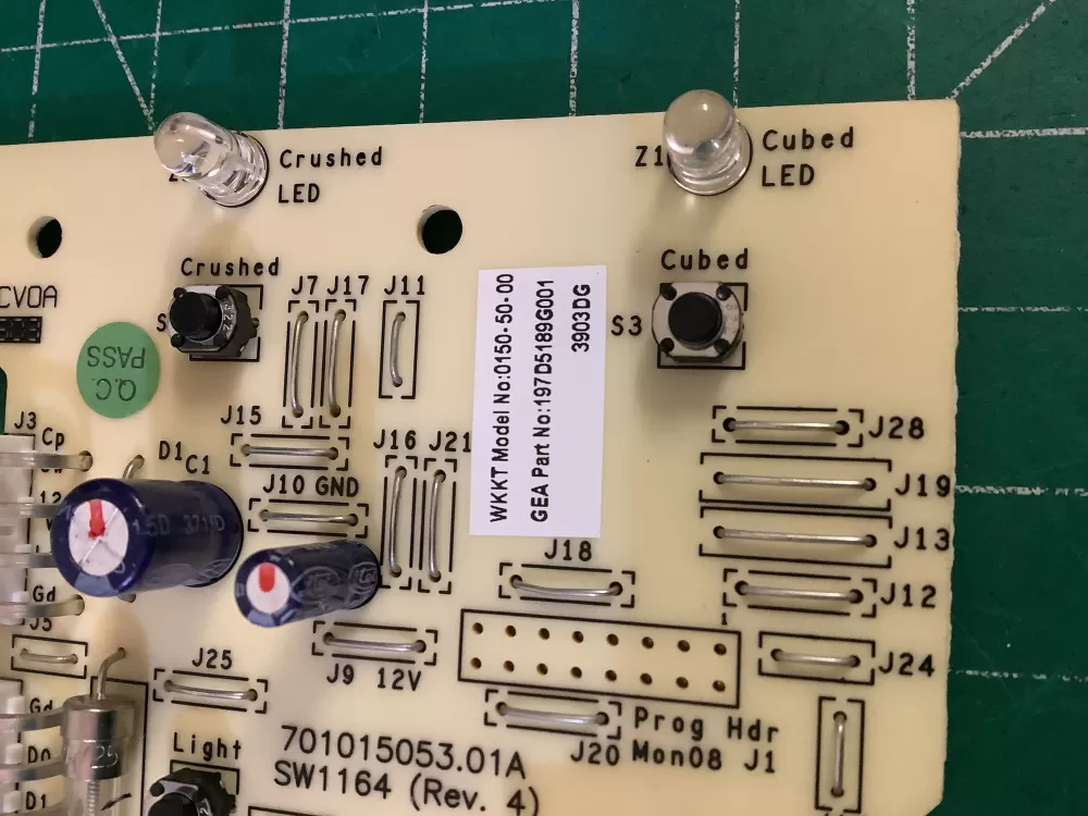 GE 197D5189G001 Refrigerator Control Board AZ196385 | NR305