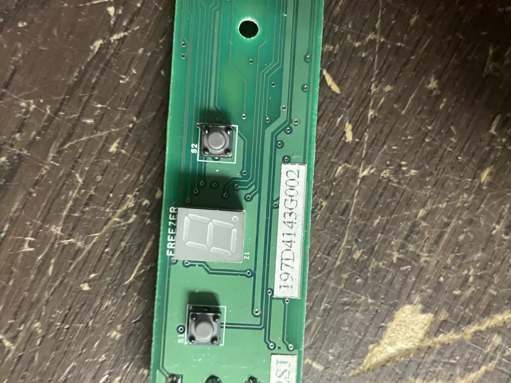 GE 197D4143G002 EBX1018G003 Refrigerator UI Control Board AZ51832 | Wm1908