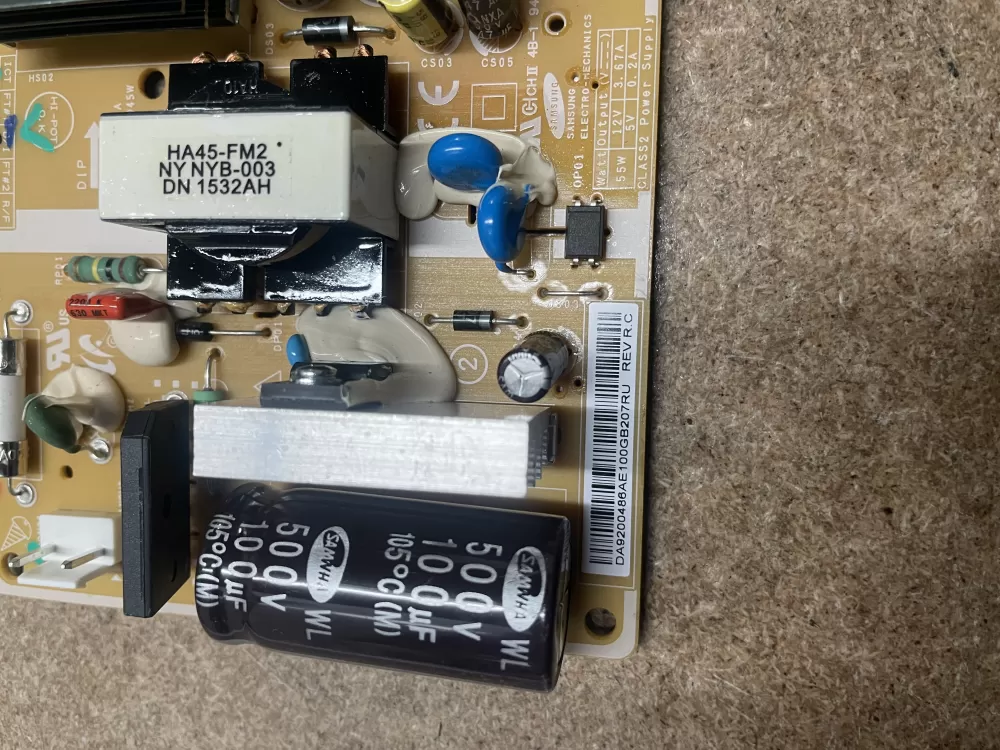 Samsung DA92 00486A Refrigerator Control Board AZ5475 | KM1457