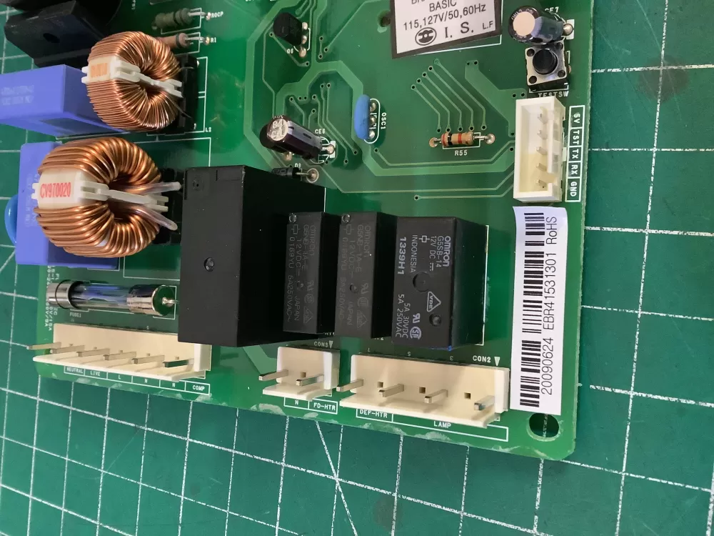 LG EBR41531301 PS12725024 Refrigerator Control Board AZ185440 | NR1835