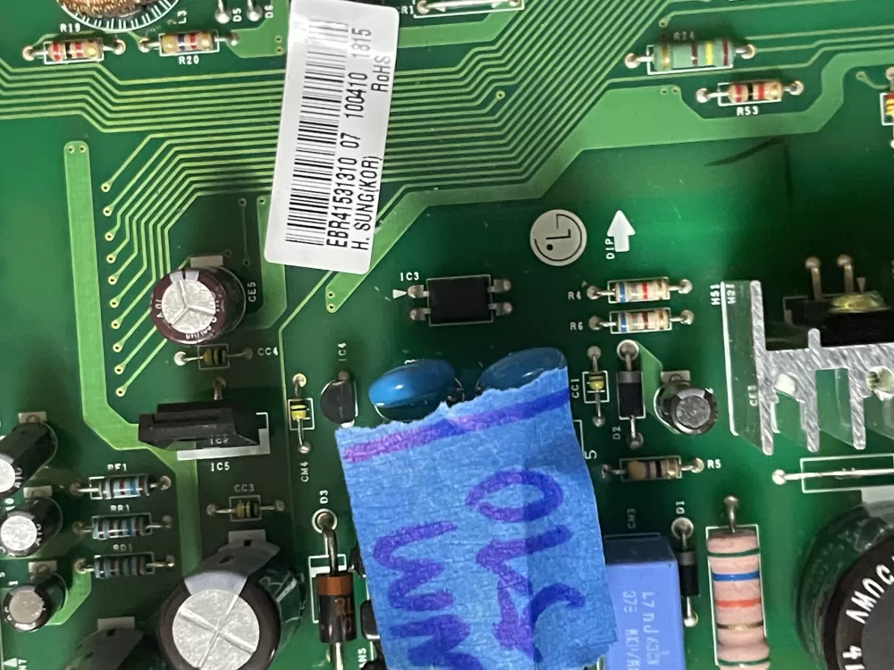 LG Kenmore AP4871444 EBR41531310 Refrigerator Control Board AZ44184 | Wm590